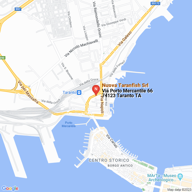 apri la mappa di Nuova Taranfish Srl