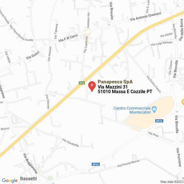 apri la mappa di Panapesca SpA