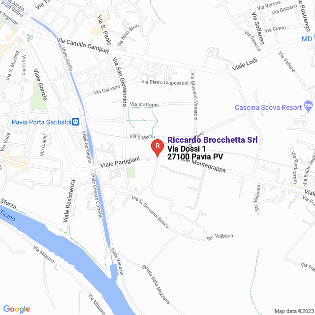 apri la mappa di Riccardo Brocchetta Srl