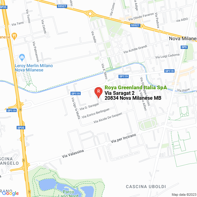 apri la mappa di Roya Greenland Italia SpA