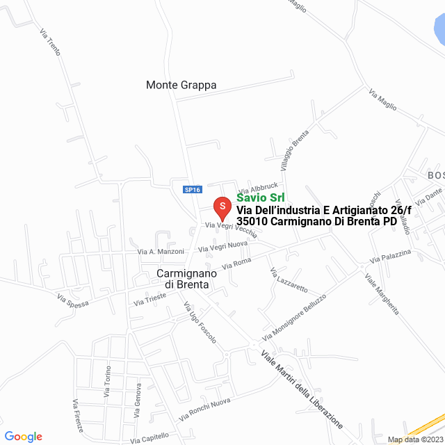 apri la mappa di Savio Srl