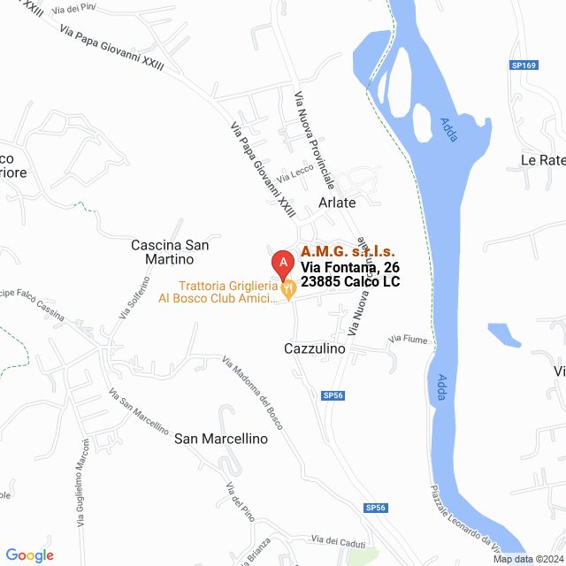 apri la mappa di A.M.G. s.r.l.s.