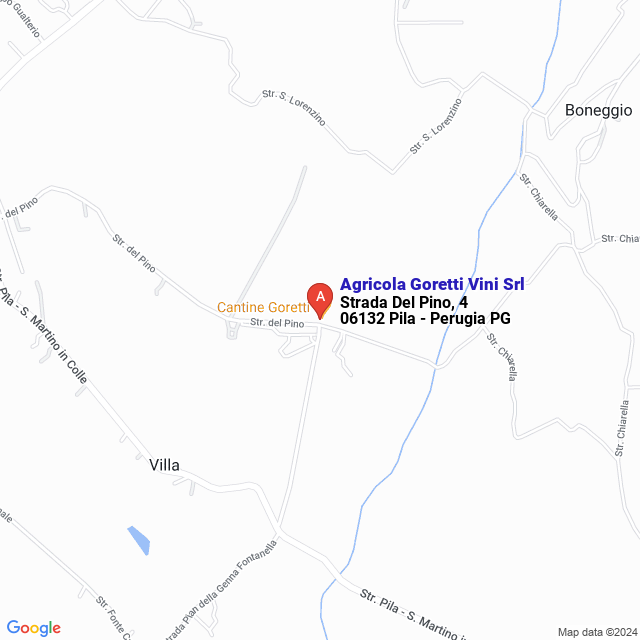 apri la mappa di Agricola Goretti Vini Srl