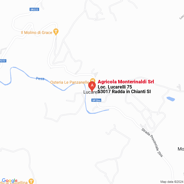 apri la mappa di Agricola Monterinaldi Srl