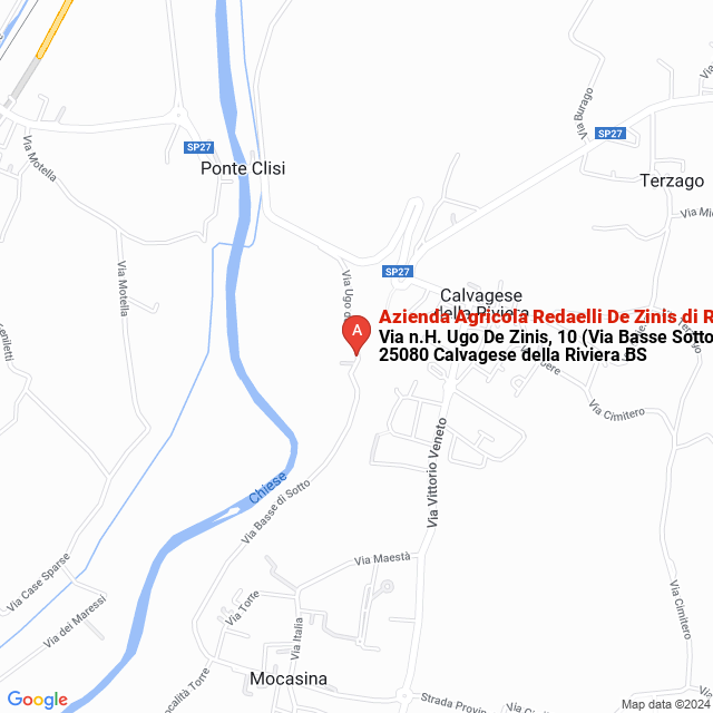 apri la mappa di Azienda Agricola Redaelli De Zinis di Redaelli Alessandro e Ugo