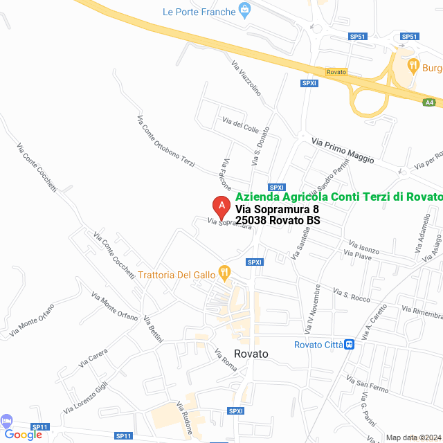 apri la mappa di Azienda Agricola Conti Terzi di Rovato