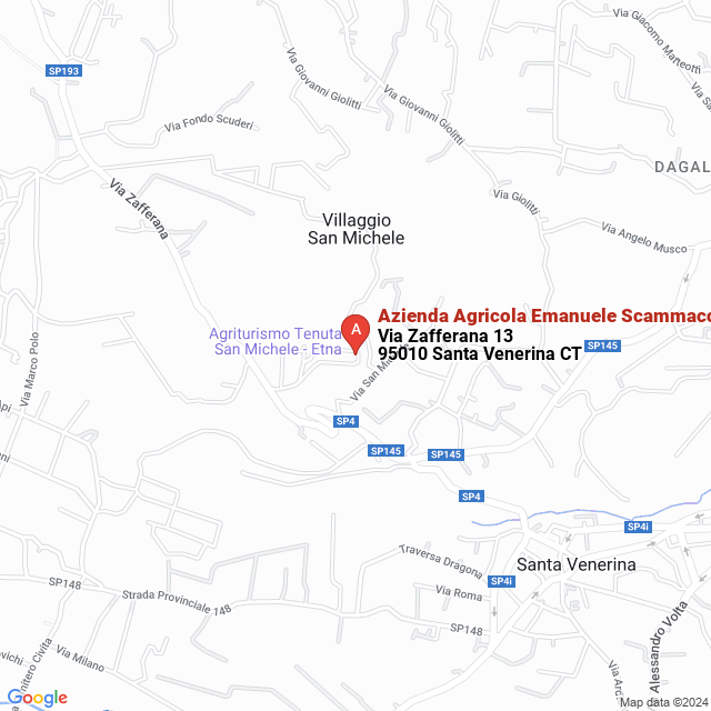 apri la mappa di Azienda Agricola Emanuele Scammacca Del Murgo