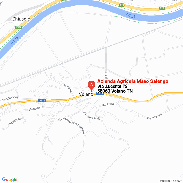 apri la mappa di Azienda Agricola Maso Salengo
