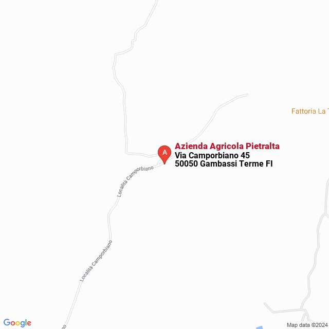 apri la mappa di Azienda Agricola Pietralta