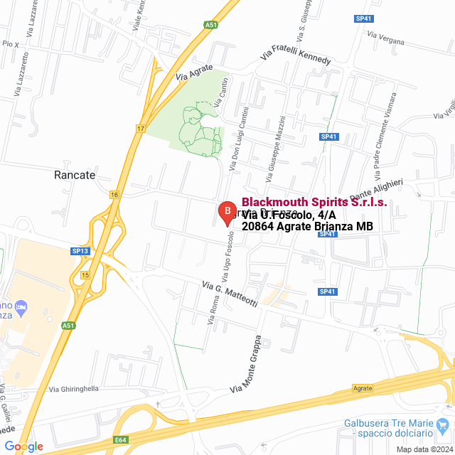 apri la mappa di Blackmouth Spirits S.r.l.s.