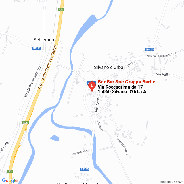 apri la mappa di Bor Bar Snc Grappa Barile