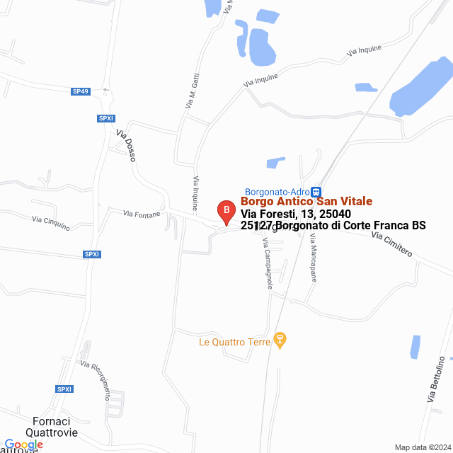 apri la mappa di Borgo Antico San Vitale