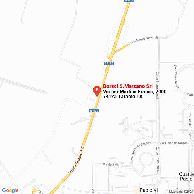 apri la mappa di Borsci S.Marzano Srl