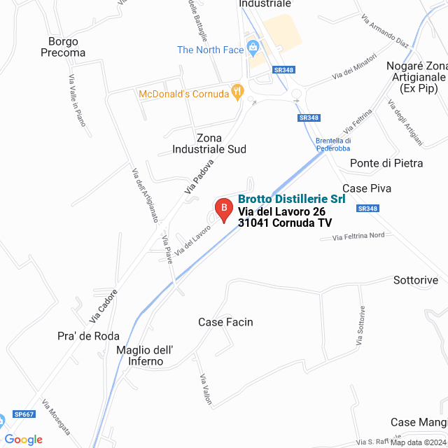 apri la mappa di Brotto Distillerie Srl