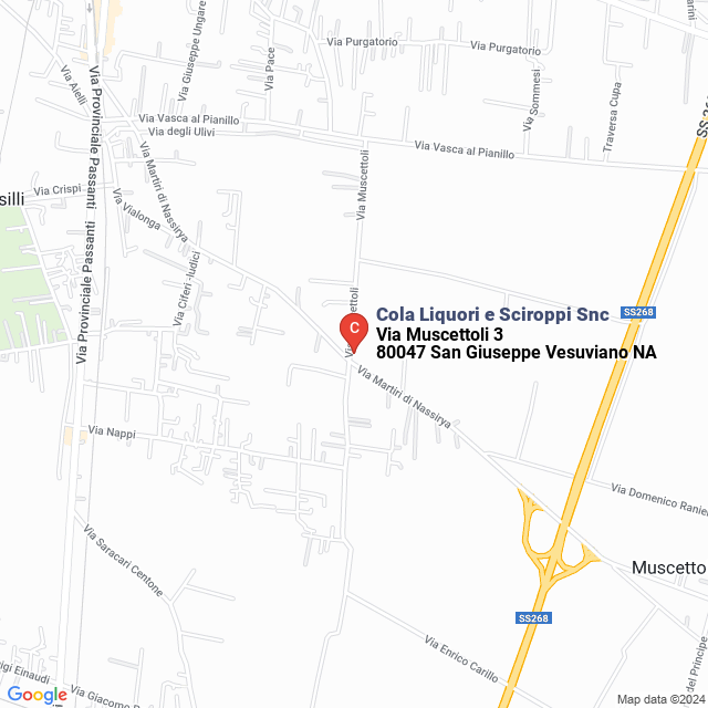 apri la mappa di Cola Liquori e Sciroppi Snc