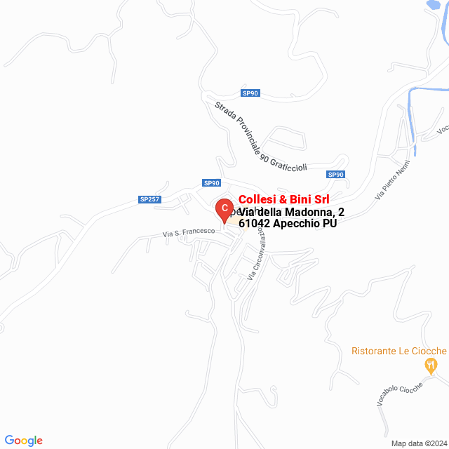 apri la mappa di Collesi & Bini Srl