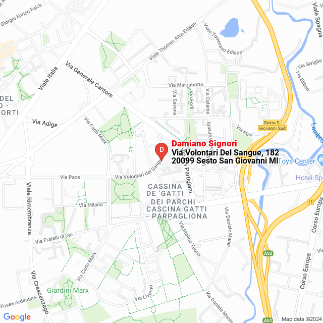 apri la mappa di Damiano Signori