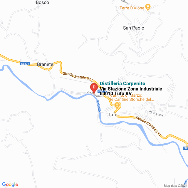 apri la mappa di Distilleria Carpenito