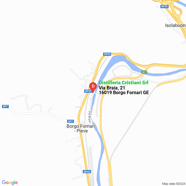 apri la mappa di Distilleria Cristiani Srl