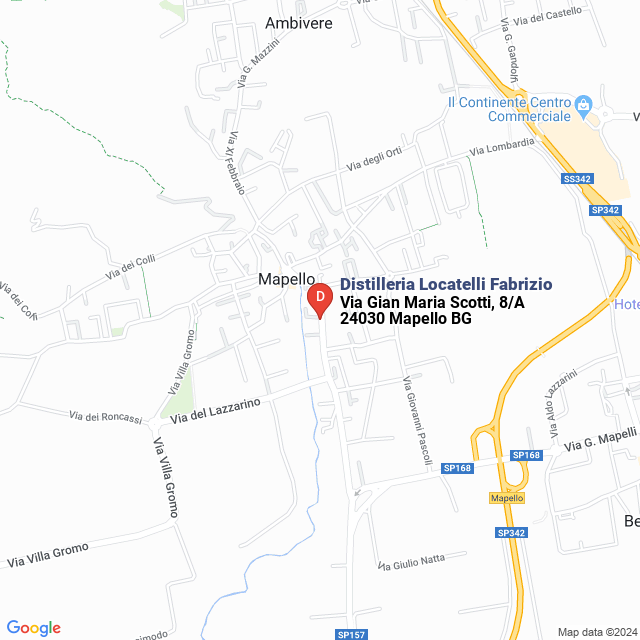 apri la mappa di Distilleria Locatelli Fabrizio