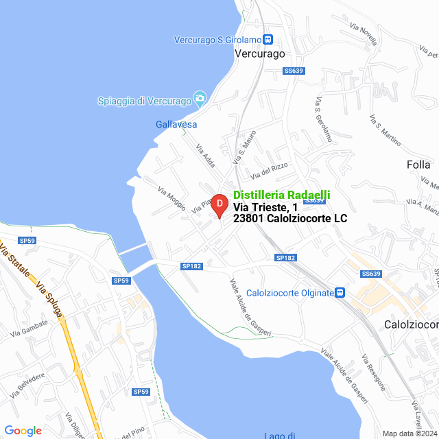 apri la mappa di Distilleria Radaelli