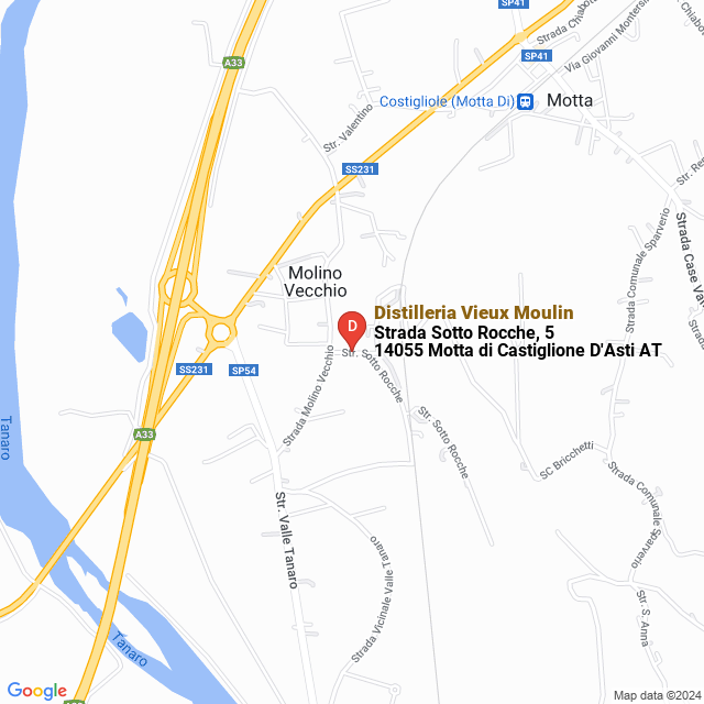 apri la mappa di Distilleria Vieux Moulin