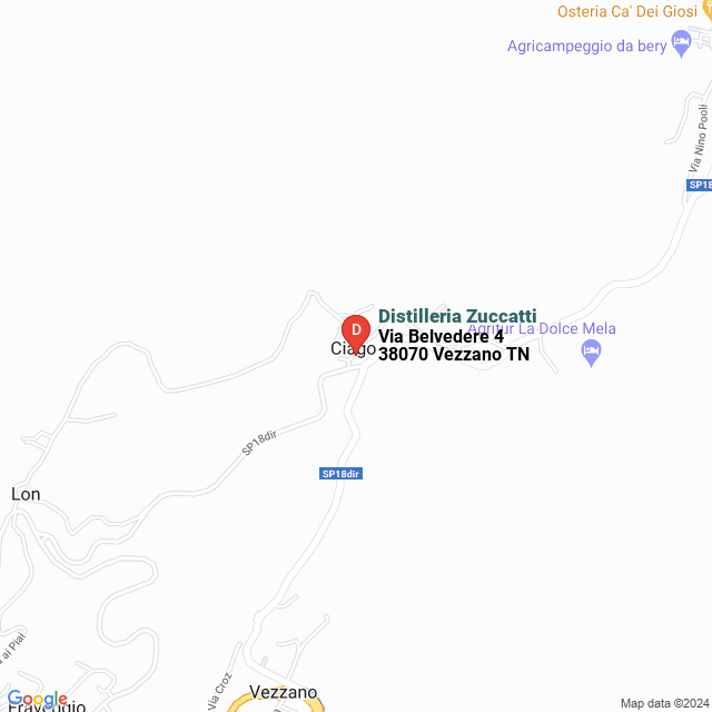 apri la mappa di Distilleria Zuccatti