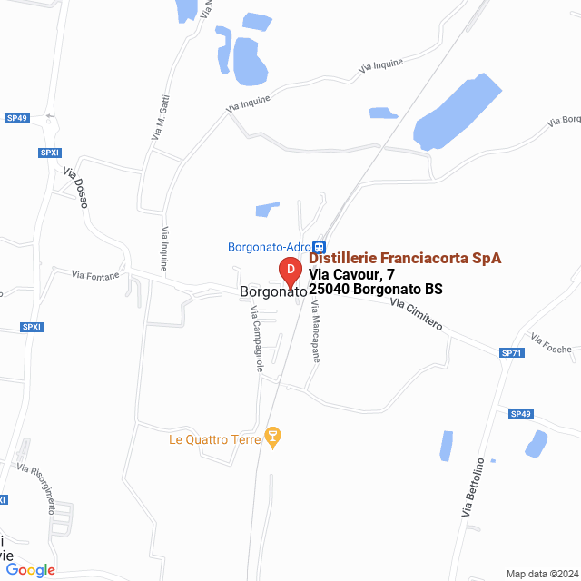 apri la mappa di Distillerie Franciacorta SpA