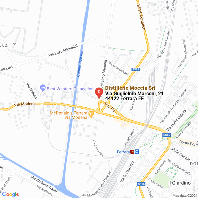 apri la mappa di Distillerie Moccia Srl