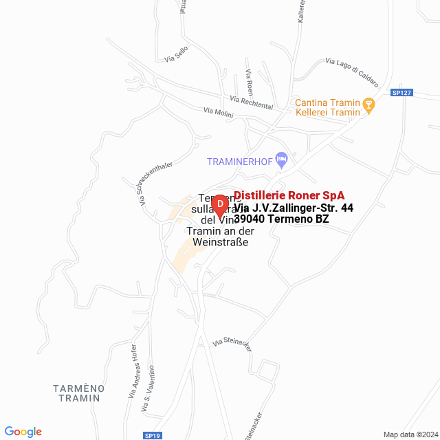 apri la mappa di Distillerie Roner SpA