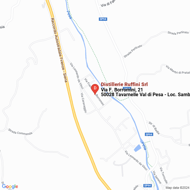 apri la mappa di Distillerie Ruffini Srl