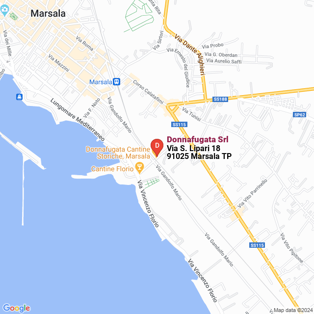 apri la mappa di Donnafugata Srl