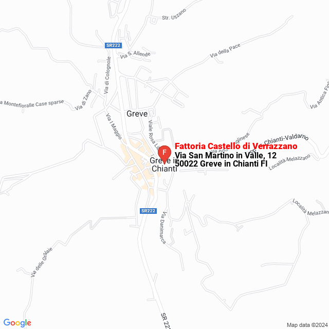 apri la mappa di Fattoria Castello di Verrazzano