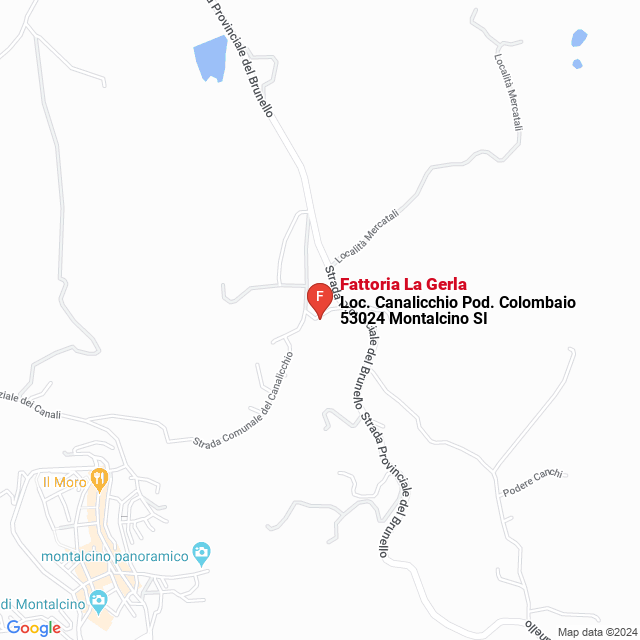 apri la mappa di Fattoria La Gerla