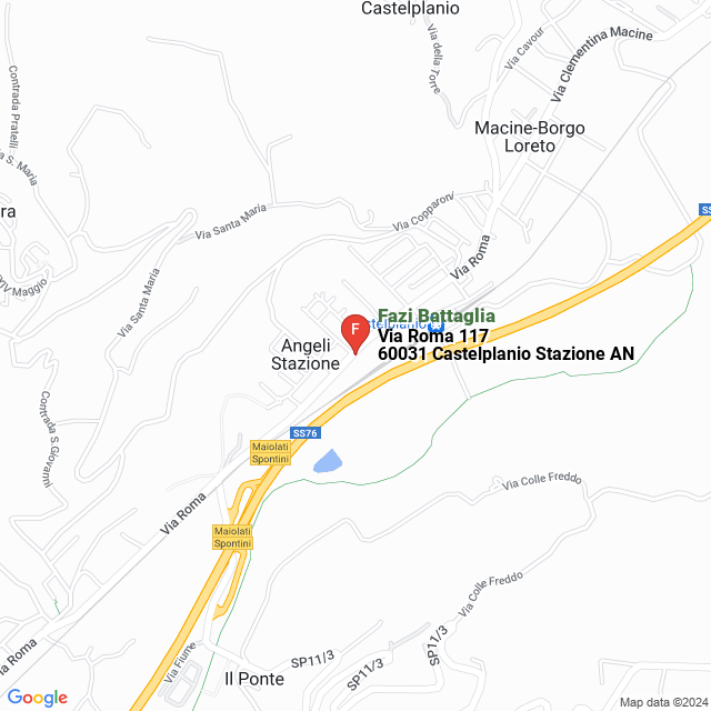 apri la mappa di Fazi Battaglia