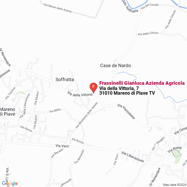 apri la mappa di Frassinelli Gianluca Azienda Agricola