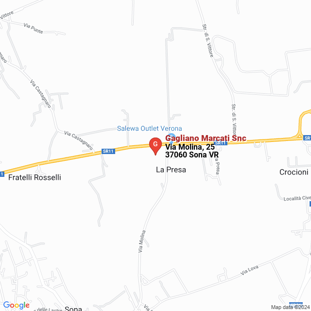 apri la mappa di Gagliano Marcati Snc