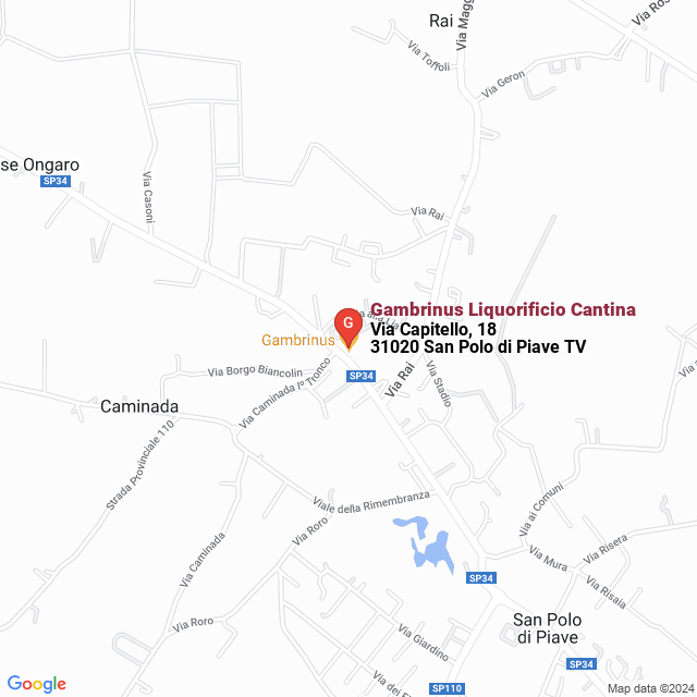 apri la mappa di Gambrinus Liquorificio Cantina