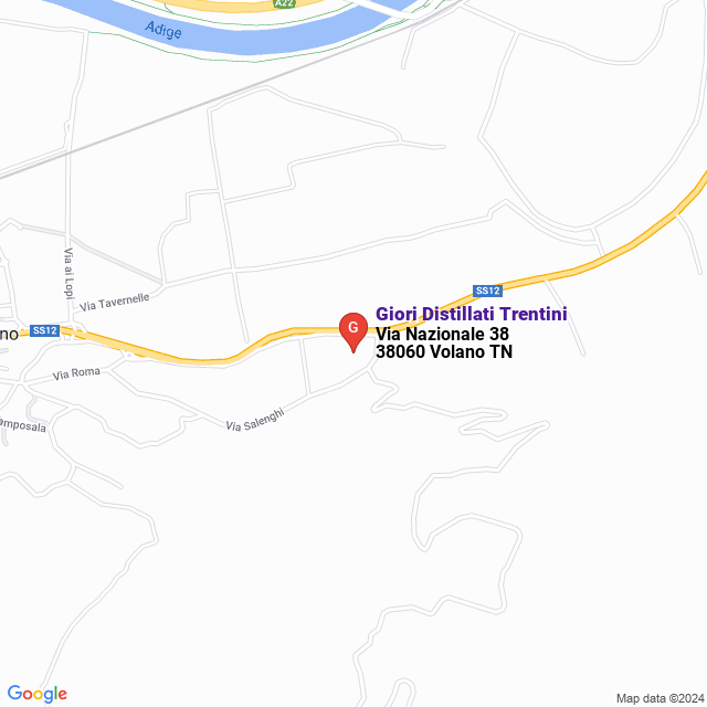 apri la mappa di Giori Distillati Trentini