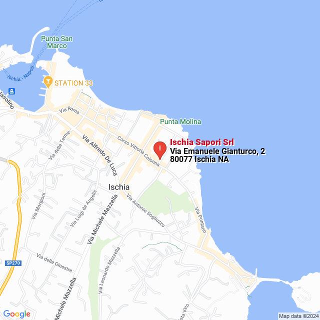 apri la mappa di Ischia Sapori Srl