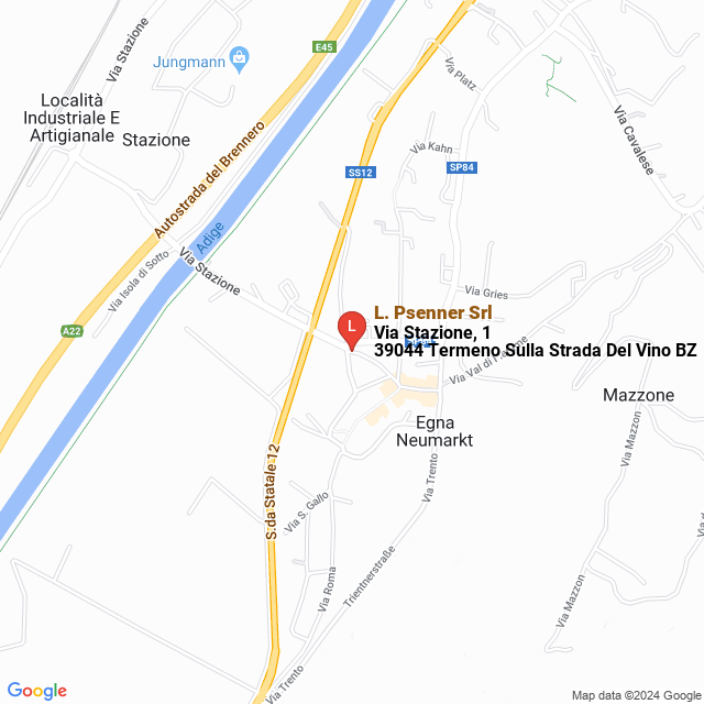 apri la mappa di L. Psenner Srl