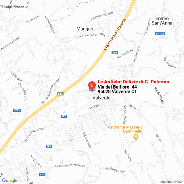 apri la mappa di Le Antiche Delizie di G. Palermo