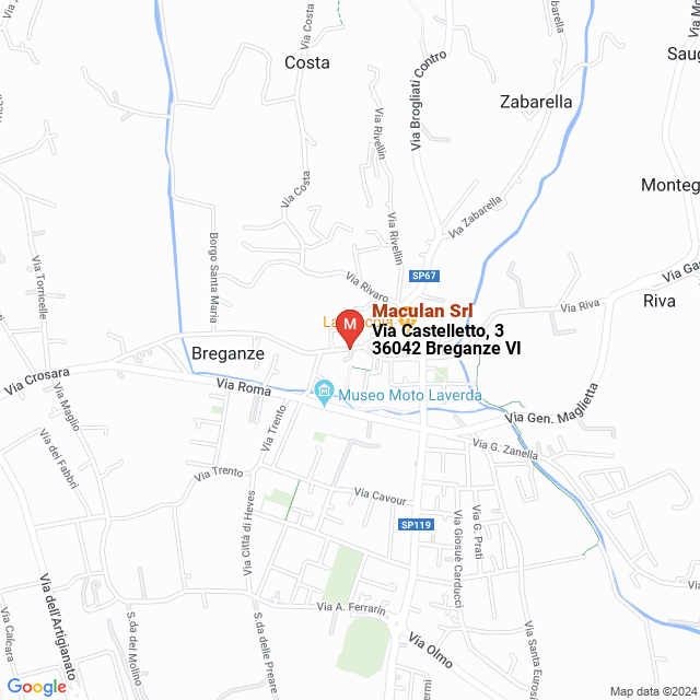 apri la mappa di Maculan Srl