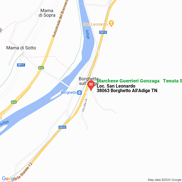 apri la mappa di Marchese Guerrieri Gonzaga - Tenuta San Leonardo