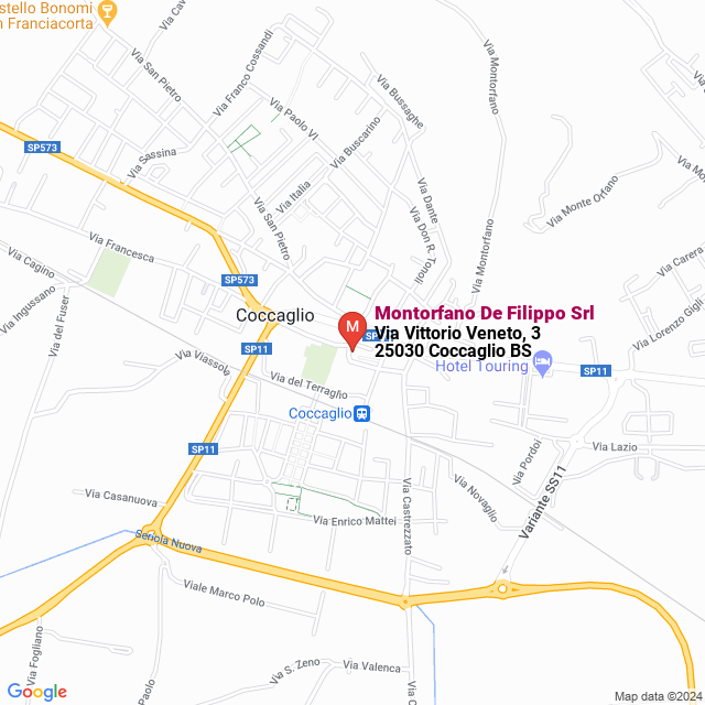 apri la mappa di Montorfano De Filippo Srl