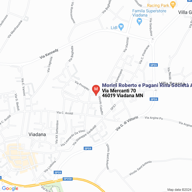 apri la mappa di Morini Roberto e Pagani Rina Società Agricola S.S.