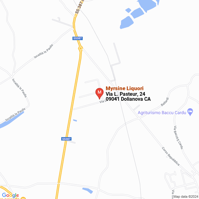 apri la mappa di Myrsine Liquori