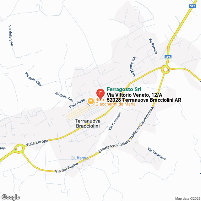 apri la mappa di Ferragosto Srl