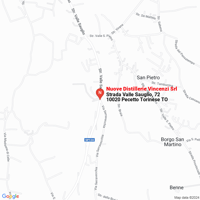 apri la mappa di Nuove Distillerie Vincenzi Srl