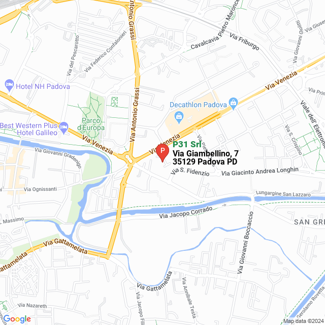 apri la mappa di P31 Srl